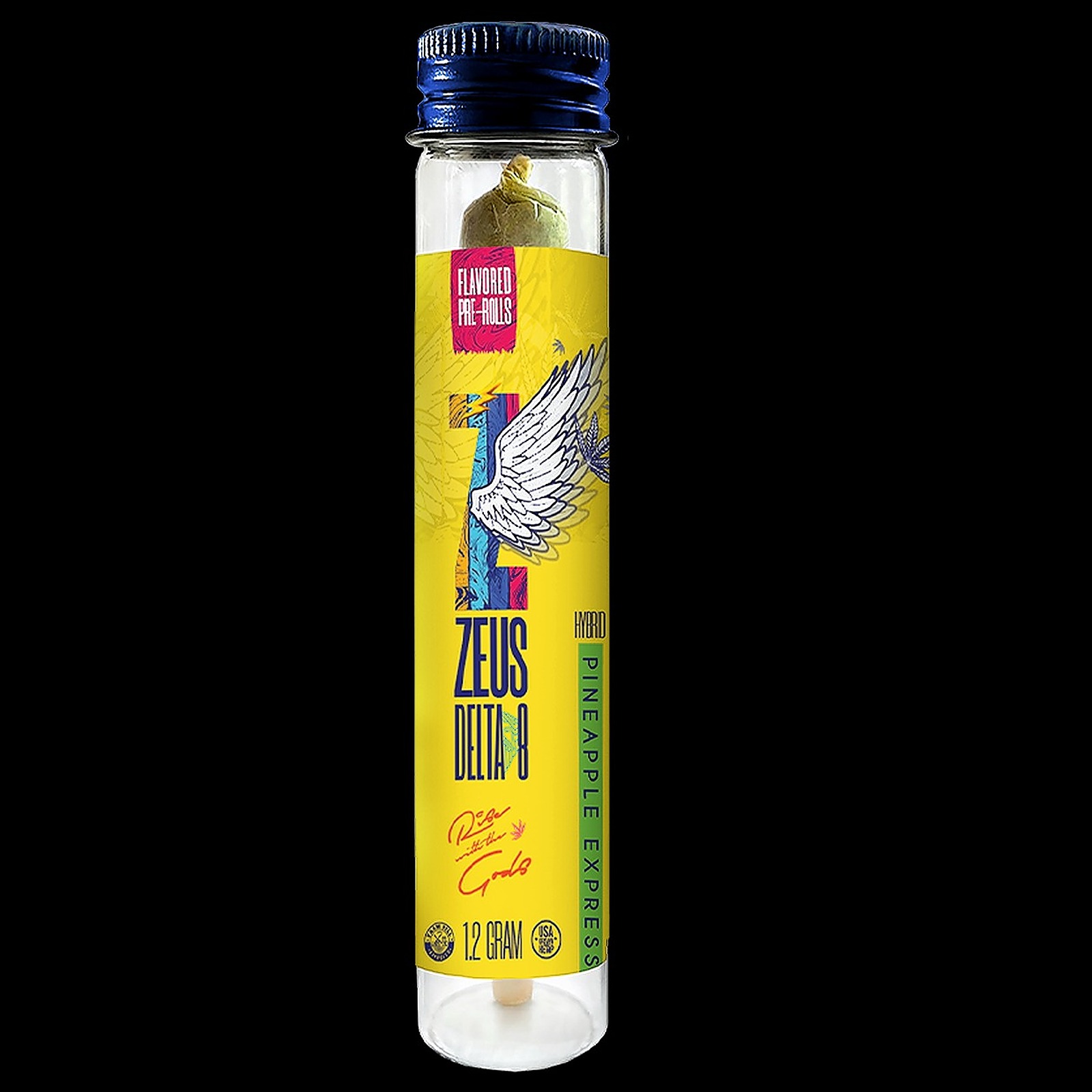 Zeus Delta 8 Pre-rolls 1.2g - Pineapple Express